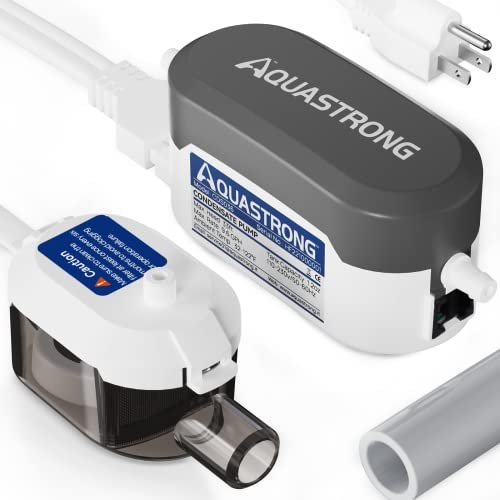 Aquastrong Mini Split Condensate Pump, 9.6 GPH, 115/230V, Auto Shutoff