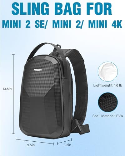 PEKREWS Waterproof Travel Case for DJI Mini 2 SE/Mini 2/Mini 4K Drones - Image 7