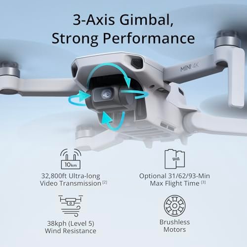 DJI Mini Drone 4K UHD Camera, 249g, 10km Range, 93-Min Flight, 3-Axis Gimbal - Image 3