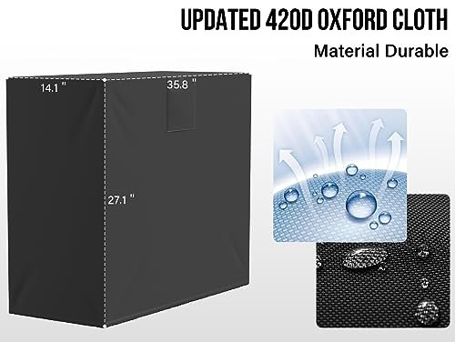 Waterproof Mini Split AC Cover with Vent - Fits Outdoor Units Up to 36" - Image 2