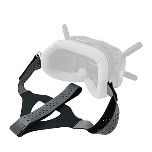 MINGCHUAN Lycra Faceplate & Head Strap for DJI FPV Goggles (Grey Set) - Image 5