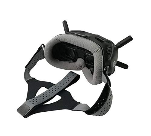 MINGCHUAN Faceplate Eye Pad/Head Strap Head Band for DJI Digital FPV Goggles Face Plate Replacement Set for Lycra Skin-Friendly Fabric (Grey Replacement Set)