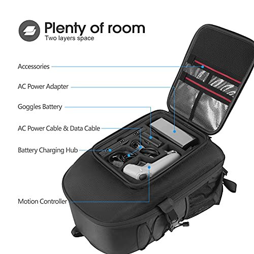 Smatree Waterproof Backpack for DJI FPV Combo & Accessories, Ready to Fly - Image 3