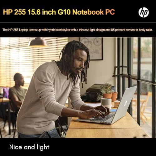 HP 255 G10 2024 Laptop, 16GB RAM, 1TB SSD, Ryzen 3, FHD, Win 11 Pro - Image 4