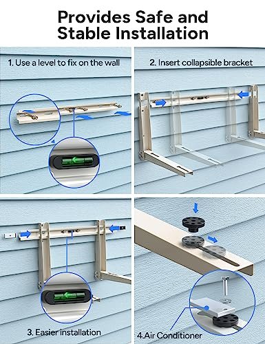 Heavy-Duty Wall Bracket for 12,000-24,000 BTU Mini Split AC & Heat Pump - Image 2
