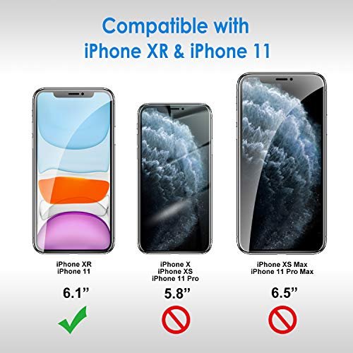 "Premium Tempered Glass Screen Protector for iPhone 11/XR 6.1", 2-Pack" - Image 3