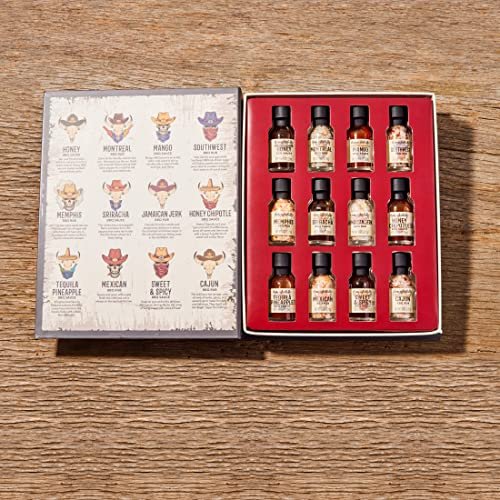"Wild West BBQ Sauce & Rub Set – 12 Gourmet Flavors, Perfect Gift for Men" - Image 2