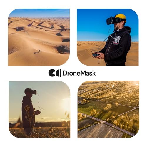 DroneMask 2 FPV Goggles - HD Immersive View for All GPS Camera Drones - Image 9
