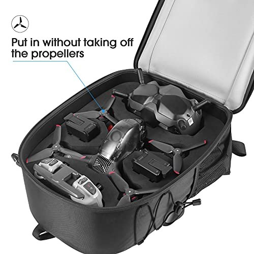 Smatree Waterproof Backpack for DJI FPV Combo & Accessories, Ready to Fly - Image 4