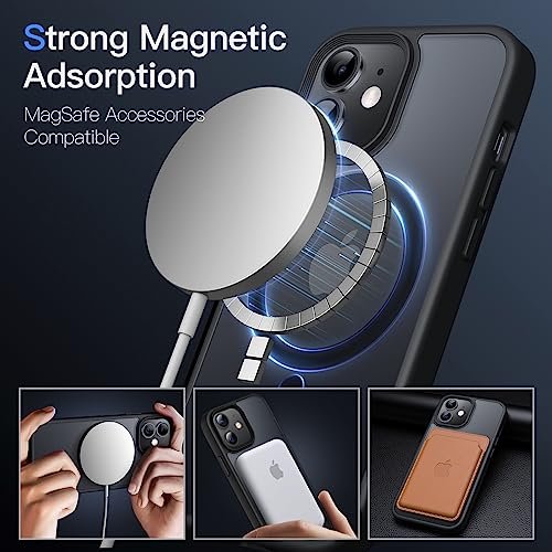 JETech Magnetic Case for iPhone 12 Mini 5.4" Slim Shockproof MagSafe Cover - Image 3