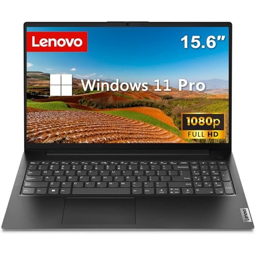 Lenovo Newest V15 Business Laptop Computer, 15.6" FHD Display, Intel Dual-core Processor, 16GB DDR4 RAM, 512GB PCIe SSD, Numeric Keypad, WiFi, Bluetooth 5.1, USB Type-C, Windows 11 Pro, Black, Tichang
