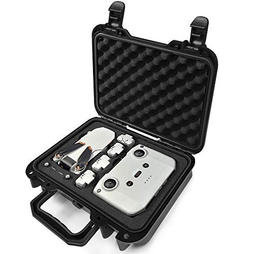 Lekufee Portable Travel Waterproof Hard Case Compatible with DJI Mini 2 SE/DJI Mini 2 Drone/DJI Mini 4K and DJI Mavic Mini 2 Drone Accessories(CASE ONLY)