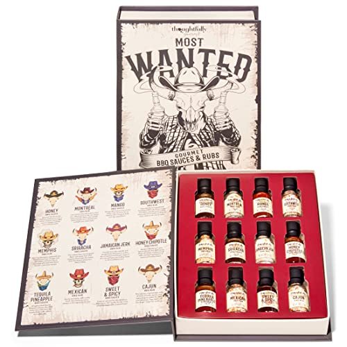 "Wild West BBQ Sauce & Rub Set – 12 Gourmet Flavors, Perfect Gift for Men"