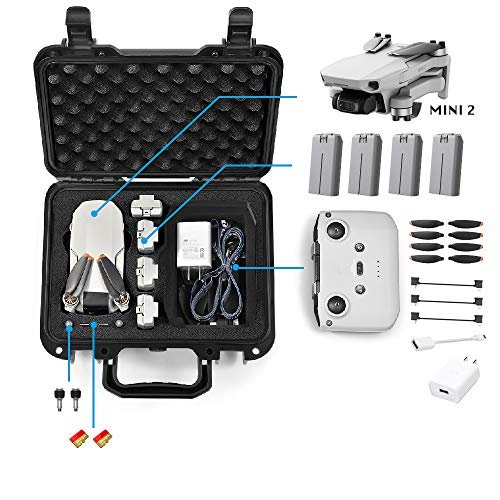 Lekufee Waterproof Hard Case for DJI Mini 2, SE, 4K, Mavic Mini Accessories - Image 3