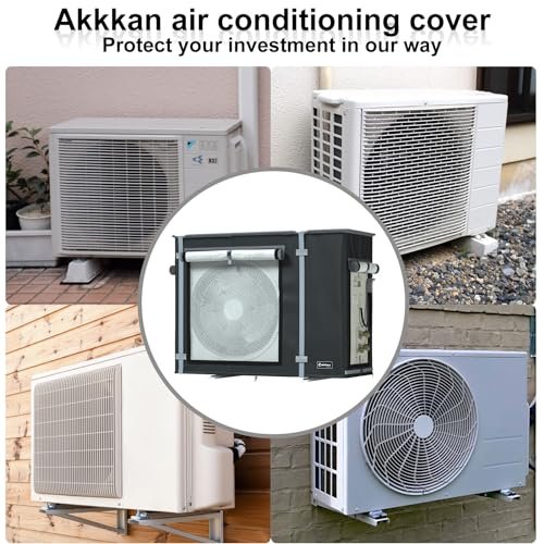 Durable Black Mini Split AC Cover, All-Season Protection, 29x12x22 Inches - Image 6