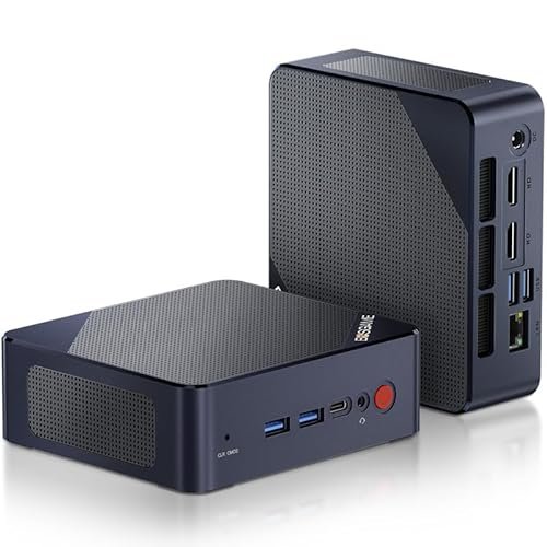 BOSGAME Linux Mini PC, Intel 12th N100 16GB DDR4 RAM 512GB SSD Linux Server Computers Preinstalled Ubuntu 22.04,Support 4K Triple Display/USB3.2/WiFi 5/2.5GbE