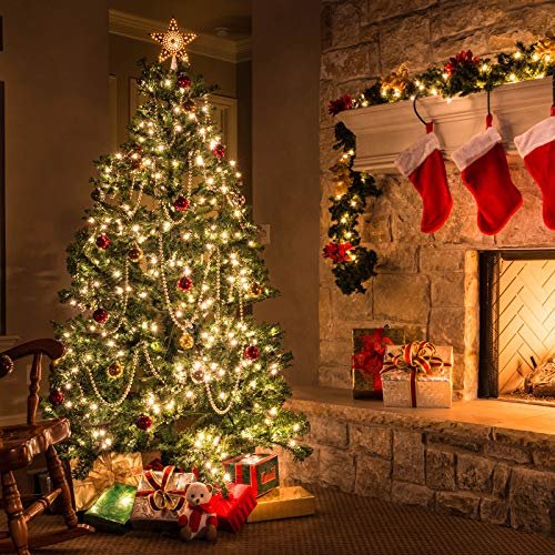 Warm White Battery Christmas Lights - 2 Pack, 18ft, 50 LED, 8 Modes, Waterproof - Image 5