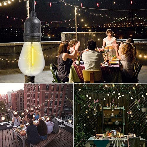 "Jslinter 24-Pack Shatterproof LED String Light Bulbs, 1W Warm White, E26" - Image 6