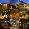 100FT LED Outdoor String Lights - 52 Shatterproof Edison Bulbs, Waterproof - Image 7