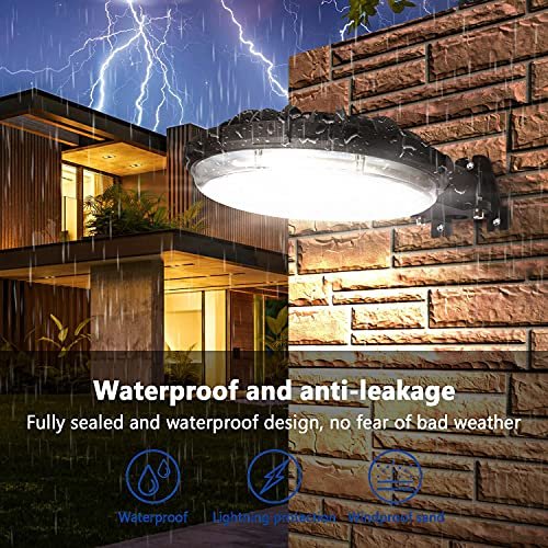 "Bright LED Barn Light 100W 10000LM, Dusk to Dawn IP65 Outdoor Floodlight" - Image 3