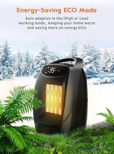 Stay Cozy Together: Our 2-in-1 Portable Ceramic Heater!