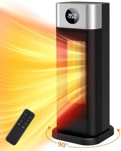 Stay Cozy with Our 1500W Space Heater: Fast, Safe, & Portable!