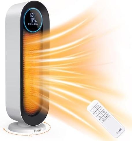 Stay Cozy Anywhere: Daxiga’s Portable Space Heater with Remote Control