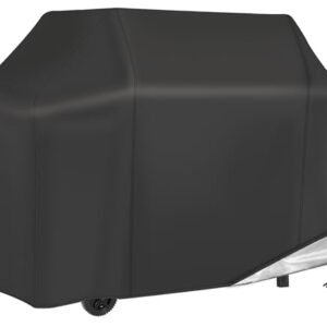 Premium 58" Waterproof BBQ Grill Cover - Weber, Brinkmann, Nexgrill Compatible