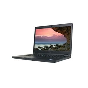 Dell Latitude 5490 14” FHD, Intel Core i5-8350U 1.7GHz, 16GB RAM, 512GB Solid State Drive, Windows 11 Pro 64Bit, CAM, Black (Renewed)