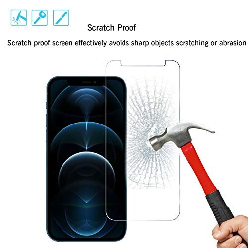 iPhone 12 Pro Max Glass Screen & Camera Lens Protector - 9H Hardness, HD Clear - Image 5