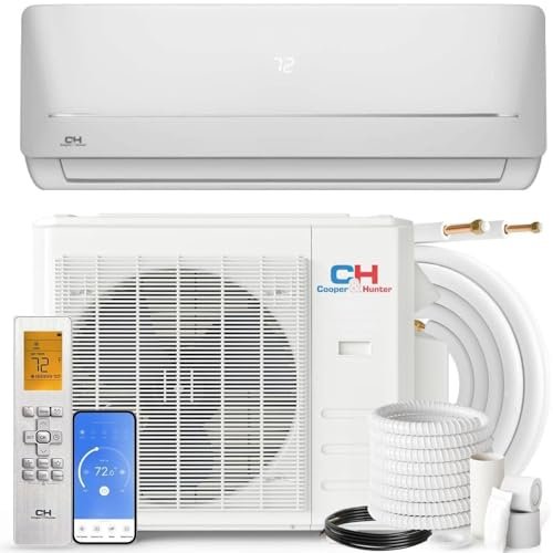 Cooper & Hunter MIA 12,000 BTU Ductless Mini Split AC & Heat, 115V, 20.8 SEER2
