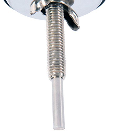 Precision BBQ Grill Thermometer - Stainless Steel Meat Cooking Temperature Gauge - Image 4