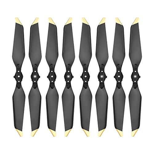 HeiyRC 8Pcs Low-Noise Propellers for DJI Mavic Pro/Mavic Pro Platinum Drone,8331 Quick-Release Folding Replacement Props,4 CCW+4 CW