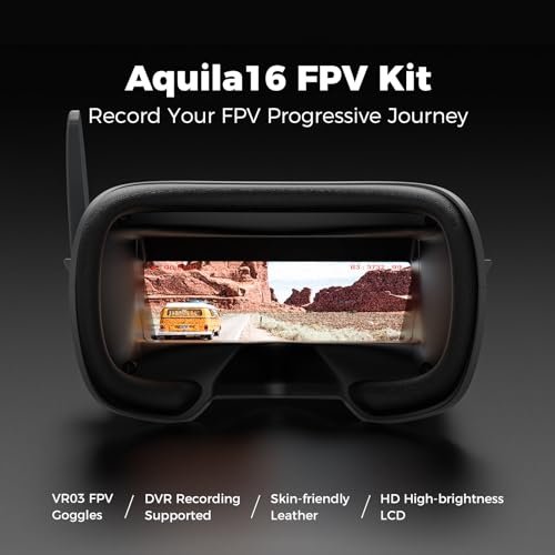 Beginner FPV Drone Kit: Aquila16 Indoor/Outdoor RC Quadcopter w/ DVR - Image 6