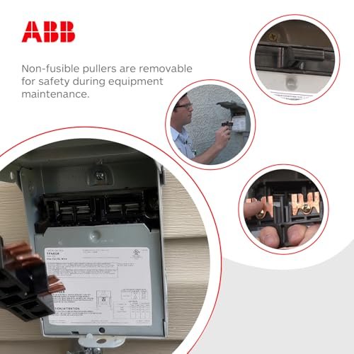 ABB TFN60RCP Weatherproof 60A AC Disconnect Switch 240V N3R 1-Phase - Image 6