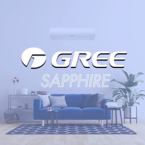 Gree Sapphire 9,000 BTU 38 SEER Ultra-Efficient Ductless Mini Split HVAC - Image 2