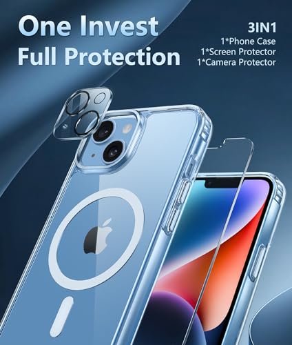 Magnetic Clear iPhone 14 Case - Military-Grade Drop Protection, No Yellowing - Image 6