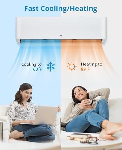 "9000 BTU Alexa-Enabled Mini Split AC/Heater, 23 SEER2, WiFi, 450 Sq. Ft" - Image 4
