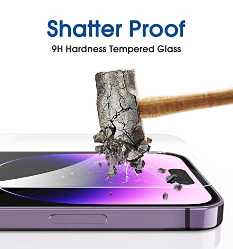 iPhone 14 Pro Tempered Glass Screen Protector | Easy Install | Full Coverage - Image 6