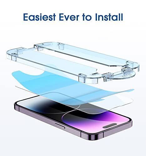 iPhone 14 Pro Tempered Glass Screen Protector | Easy Install | Full Coverage - Image 3
