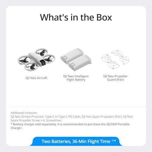 DJI Neo Mini Drone 4K UHD, AI Tracking, Palm Takeoff, 2 Batteries, 135g - Image 6