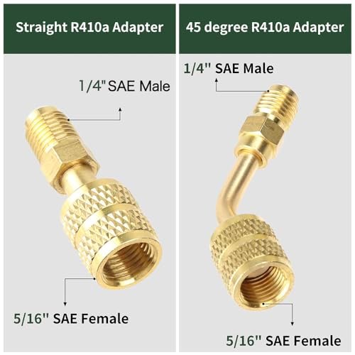 R410a HVAC Adapter: Mini Split Charging Port w/ Valve Core Remover - Image 3