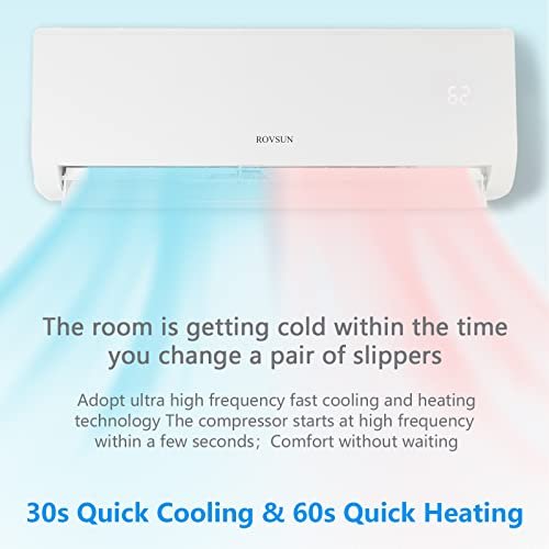 ROVSUN Dual Zone Mini Split AC/Heat, 18,000 BTU, 19 SEER2, 25Ft Line Set - Image 3