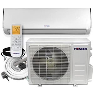 PIONEER Diamante Mini-Split AC & Heat Pump, Inverter, 16 Ft. Install Kit