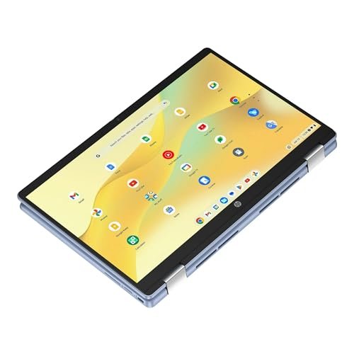 HP 14" Chromebook Convertible Touchscreen Laptop, Intel 4-Core, 64GB, Blue - Image 4