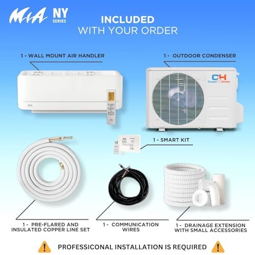 Cooper & Hunter MIA 12,000 BTU Ductless Mini Split AC & Heat, 115V, 20.8 SEER2 - Image 5