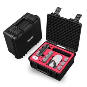 HeiyRC Mini 2 SE 4K Case, Waterproof Carrying Hard Case Hardshell Portable Travel Box for DJI Mavic Mini 2 SE/Mini 4K/Mini 2 Fly More Combo Drone Accessories