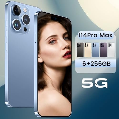 Powerful 6.82" A Slice Red I14 Pro Max Unlocked Smartphone 256GB Android 13 - Image 3