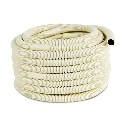 "Flehomo 50 Ft Mini Split Drain Hose - 5/8" UV-Resistant AC Line Pipe"