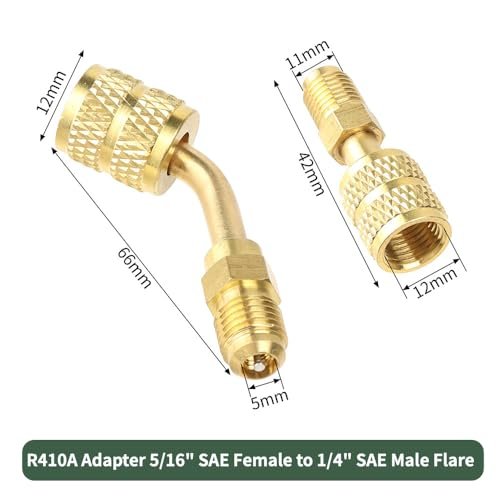 R410a HVAC Adapter: Mini Split Charging Port w/ Valve Core Remover - Image 6